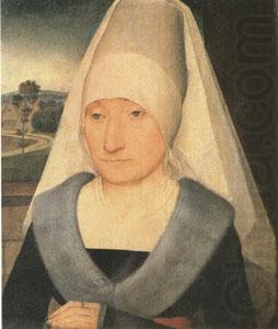 Hans Memling Portrait of an Old Woman (mk05) china oil painting image